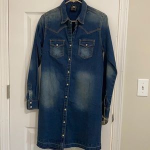 Western Denim Dress
